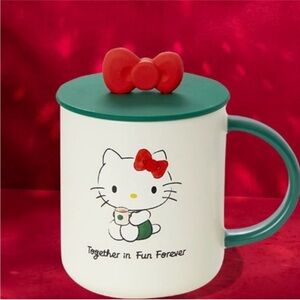 Starbucks‎ x Hello Kitty Ceramic Mug with Red Bow New in Box